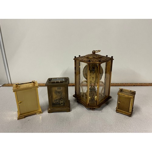 212 - 2 antique clocks & 2 others