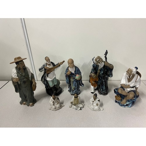 239 - selection of ceramic chinaman fisherman etc