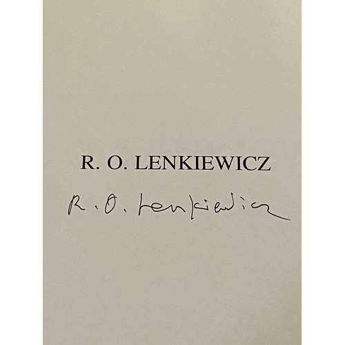 434 - 4 signed Artist books to include R.O.Lenkiewicz Printed signature & A Romance With Art By Gordon Kin... 