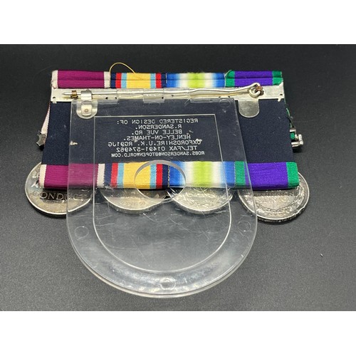 1 - Set of military mounted medals to include, Northern Ireland for campaign service(name and number sta... 