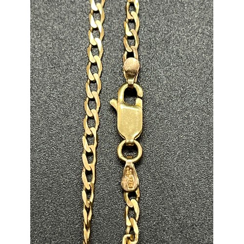 15 - 9ct gold chain & pendant 6.4 grams