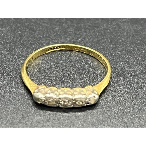 21 - 18ct & diamond ladies ring