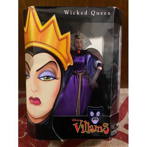 158 - Disney Villains Wicked Queen boxed figure.