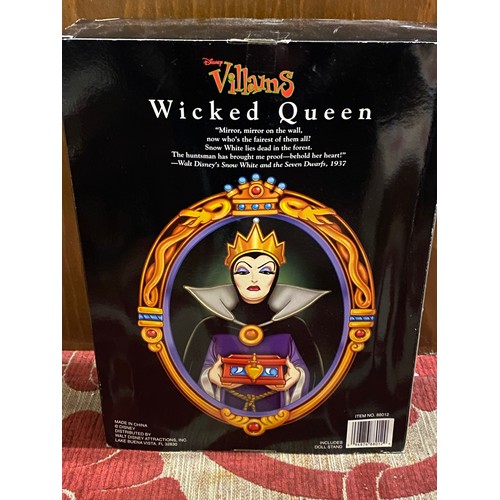 158 - Disney Villains Wicked Queen boxed figure.