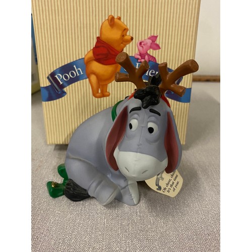 117 - 2 x new and boxed Disney Impressions Pooh & Friends figures - Spending a lazy day in the best sort o... 