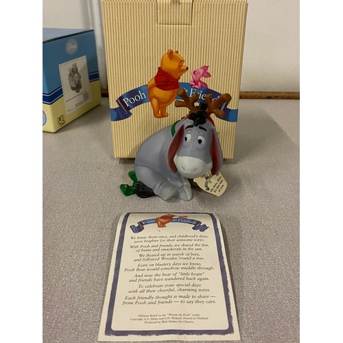 117 - 2 x new and boxed Disney Impressions Pooh & Friends figures - Spending a lazy day in the best sort o... 