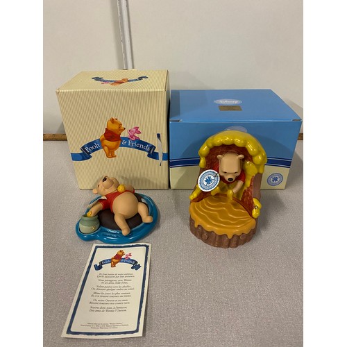 206 - 2 x New in box Disney Impressions Pooh and Friends figures.- 