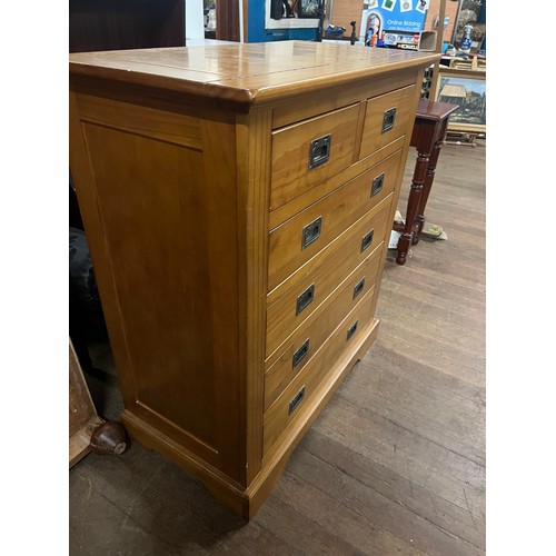 252 - 4 over 2 campaign style chest of drawers 33