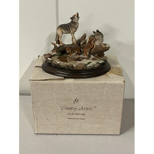 221 - Country artists (first ice of winter) boxed sculpture