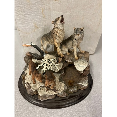 222 - Large Country artists (untamed wilderness) boxed sculpture