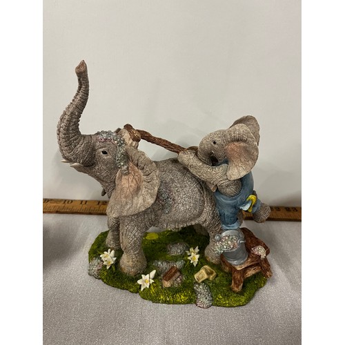 227 - 7 Tuskers elephants to include 'Bubble & Squeak' & 'Elsie & Marigold' etc.