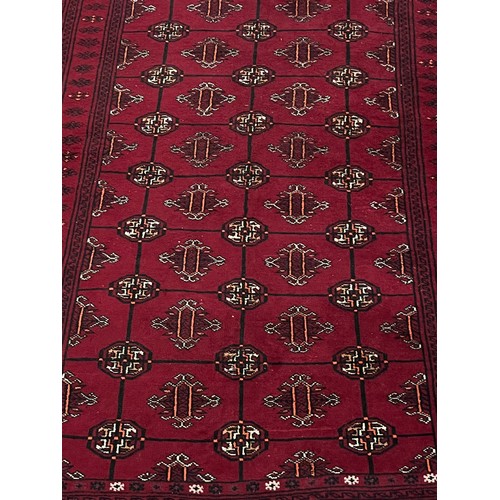 180 - Genuine vintage bokhara rug (also known as bukhara) hand knotted from 100% pure wool size 2.05 1.35 ... 