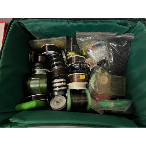 276 - Selection of fishing tackle to include flies, line , hooks etc