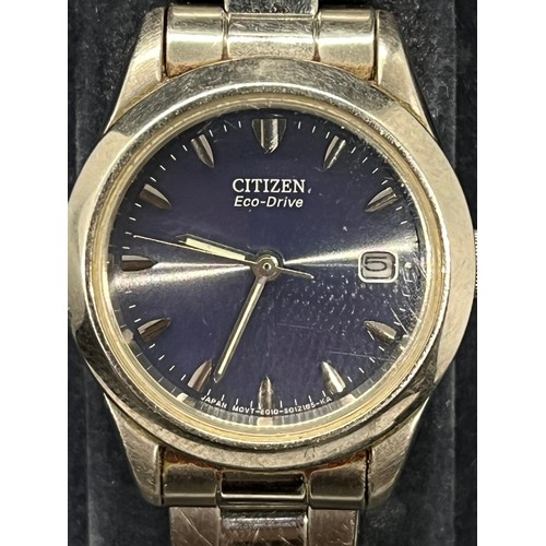 192 - Ladies boxed citizen eco drive watch