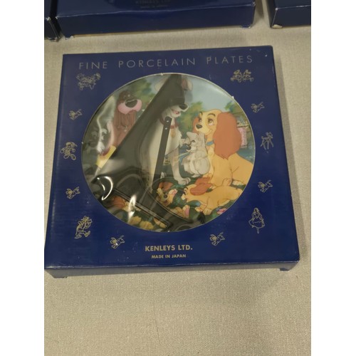 267 - 18 Boxed Disney Classics collector plates exclusively for Kenley's all with display stands.