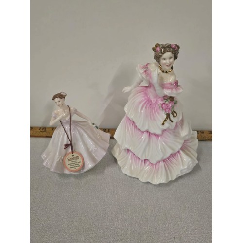 269 - 2 Figurines to include Coalport 'Cassie' & Royal Doulton 'Joy'