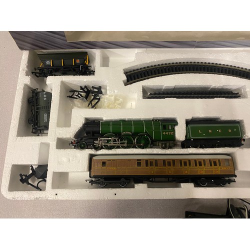 132 - Hornby the flying scotsman electric train set boxed