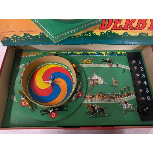 83 - Electric Derby game by Kay London in original box.