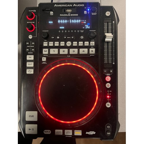 250A - American audio DJ decks along with crossfade & mixer