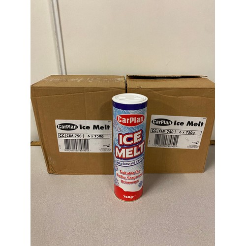 622 - 2 boxes of Carplan Ice Melt (for paths, steps & driveways) qty 6 per box.