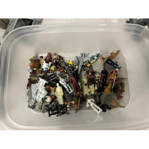 35 - Large selection of Star Wars micro machines & figures etc.