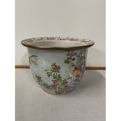 88 - Large oriental style plant pot 8