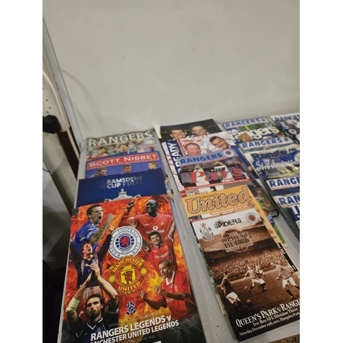 Over 70 Glasgow Rangers Football Club matchday programmes to include ...