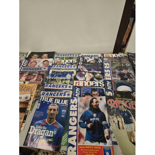 Over 70 Glasgow Rangers Football Club matchday programmes to include ...