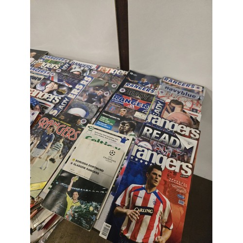 Over 70 Glasgow Rangers Football Club matchday programmes to include ...