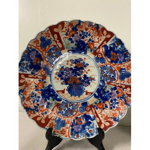 64 - 2 x Antique Japanese Imari plates. 12