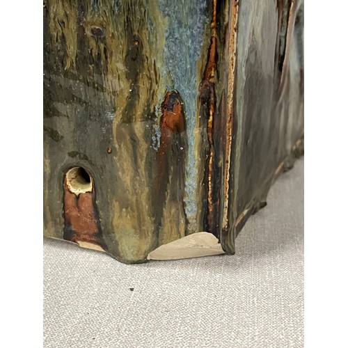 108 - Large mid century glazed studio pottery vase possibly by Shoji Hamada Japan.  (slight damage to base... 