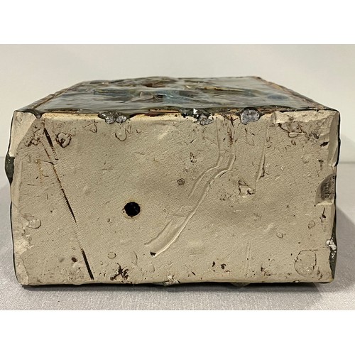 108 - Large mid century glazed studio pottery vase possibly by Shoji Hamada Japan.  (slight damage to base... 