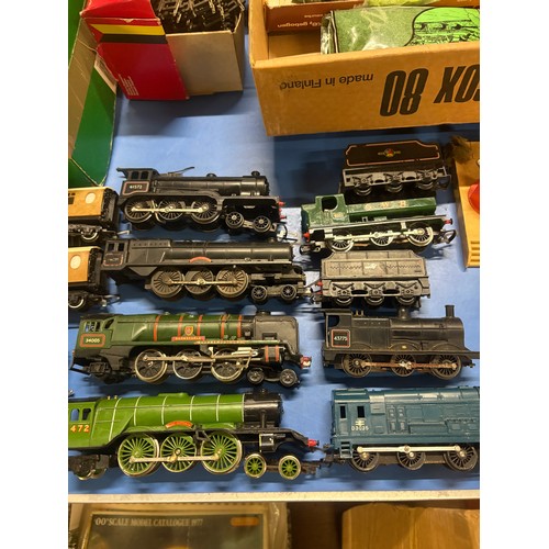 106 - Collection of railwayana to include engines (9), rolling stock, carriages and transformers etc.