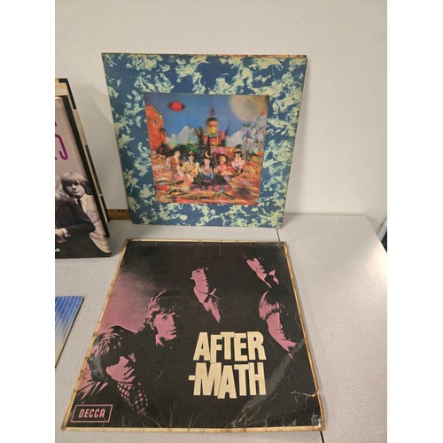112 - Collection of The Rolling Stones vinyl's to include Beggars Banquet, Between the Buttons, After-Math... 