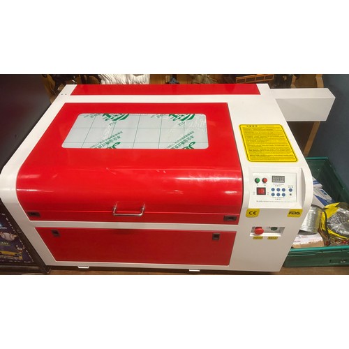 Multifunctional laser engraving machine along with box of accessories etc.