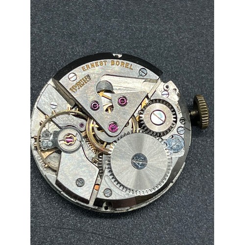 87A - 1960's 9ct gold faced Ernest Borel wrist watch. working