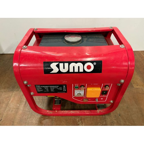 Sumo 1100W portable generator (working, needs petrol)