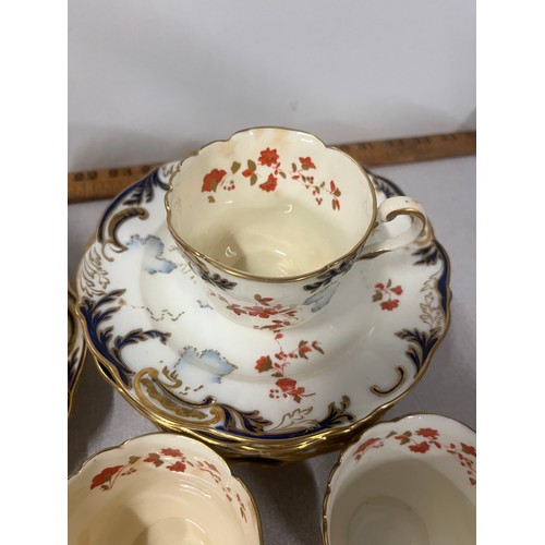 Antique 24 piece Stoke Crescent tea set.