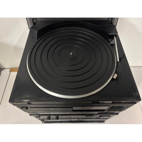 Technics stereo stacking system.