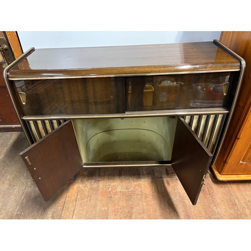 A mid century 1950/60s blaupunkt radiogram with garrard record player ...