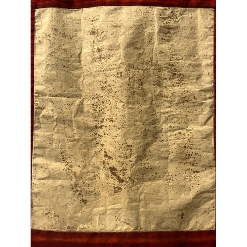 112 - Antique hand painted Tibetan Mandala Thangka hanging prayer flag scroll with silken borders  26