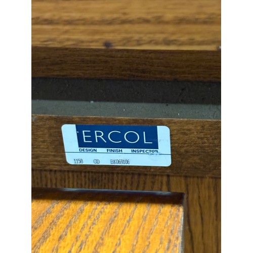 226 - Ercol grand Windsor extending dining table to include 3 leafs, seats 10.