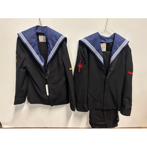 234 - Vintage Royal Navy able seaman's ceasing weapons engineering mechanic uniforms specialist or 2nd cla... 