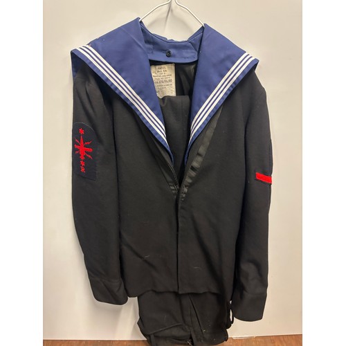 234 - Vintage Royal Navy able seaman's ceasing weapons engineering mechanic uniforms specialist or 2nd cla... 