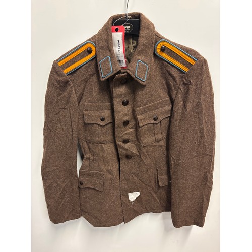 240 - Original Bulgarian army wool tunic along with US navy sailors tunic and female royal navy tunic top.