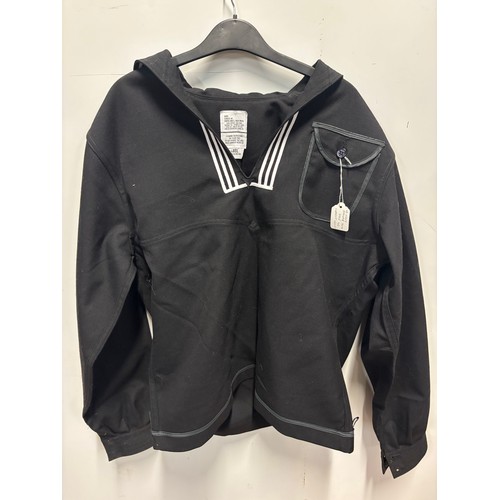 240 - Original Bulgarian army wool tunic along with US navy sailors tunic and female royal navy tunic top.