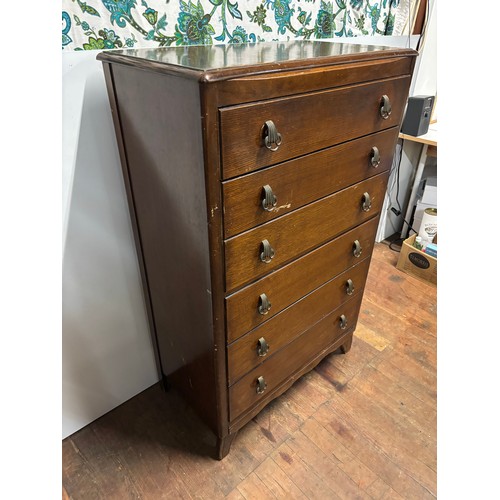 251 - Vintage Harris Lebus 6 drawer chest.
