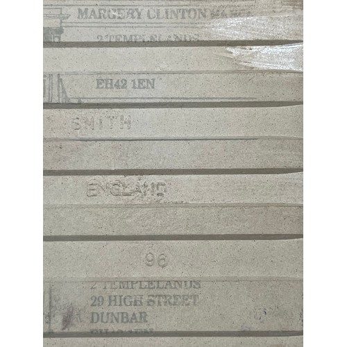 269 - Margery Clinton red lustre Phoenix tile, made at her Templelands studio in Dunbar 6