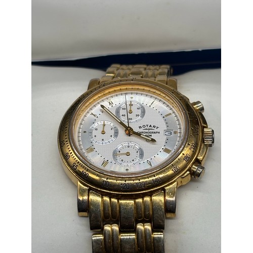 272 - 2 boxed gents rotary wristwatches