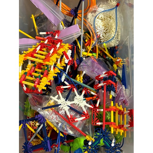 275 - Large collection of Knex along with tubs of Lego.